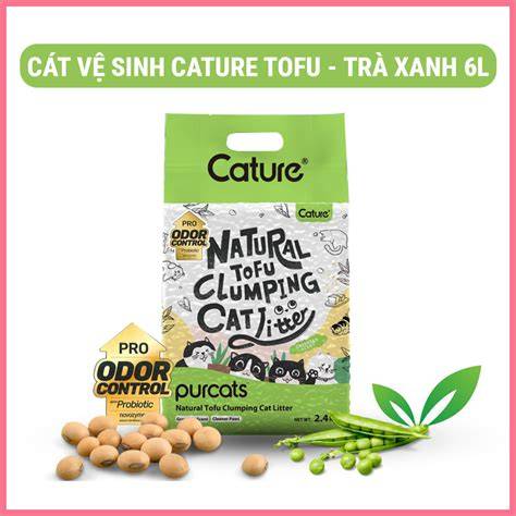 Cát Đậu Nành Tofu Cature Khử Mùi Hương Trà Xanh (Túi 6L)