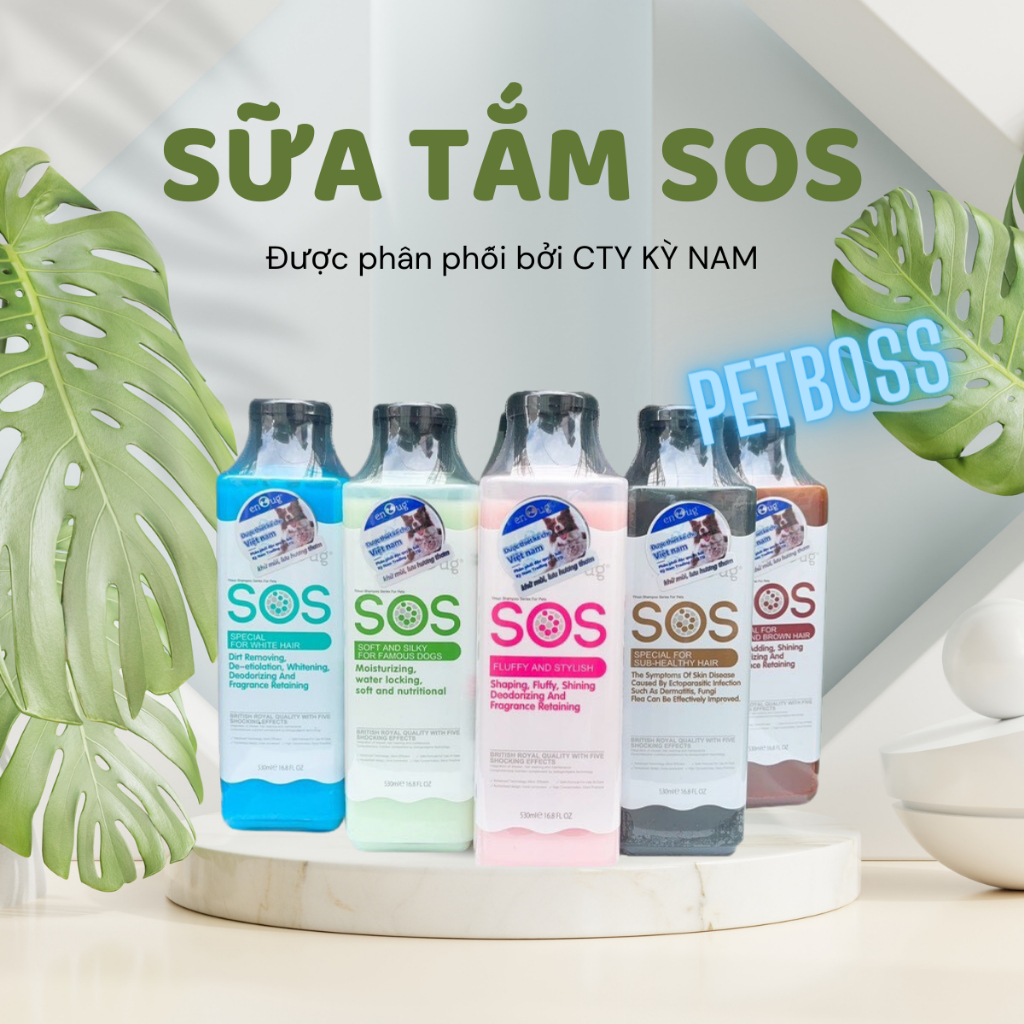 Sữa Tắm SOS Thảo Dược Trị Nấm, Ngứa & Khử Mùi (Chai 530ml)